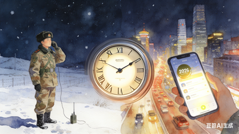 晚飯后小鎮的雪景 (2)